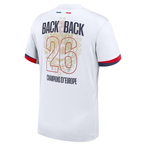 Maillot 25/26 PSG Extérieur Champions -fan Version (⭐⭐) back2back -26