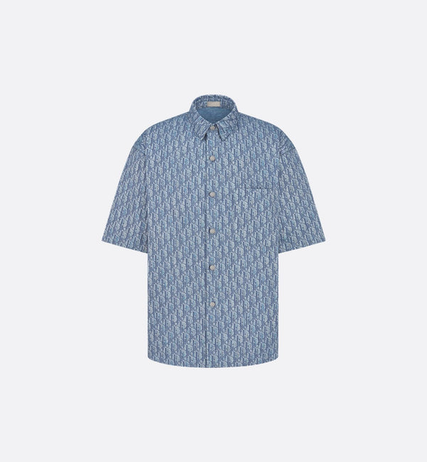Chemise à manches courtes Dior Oblique