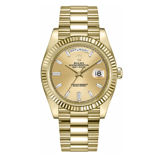 Rolex Day-Date 40 in solid 18k yellow gold
