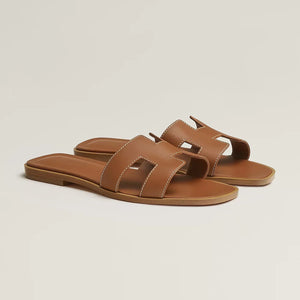Hermès Sandales Oran Or