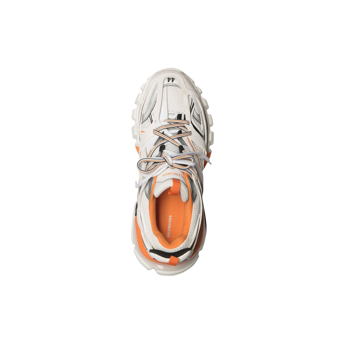 White and orange Track sneaker