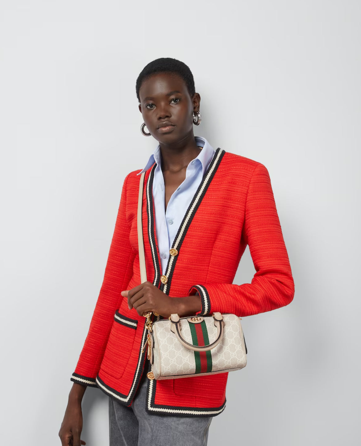 Ophidia small Boston bag
