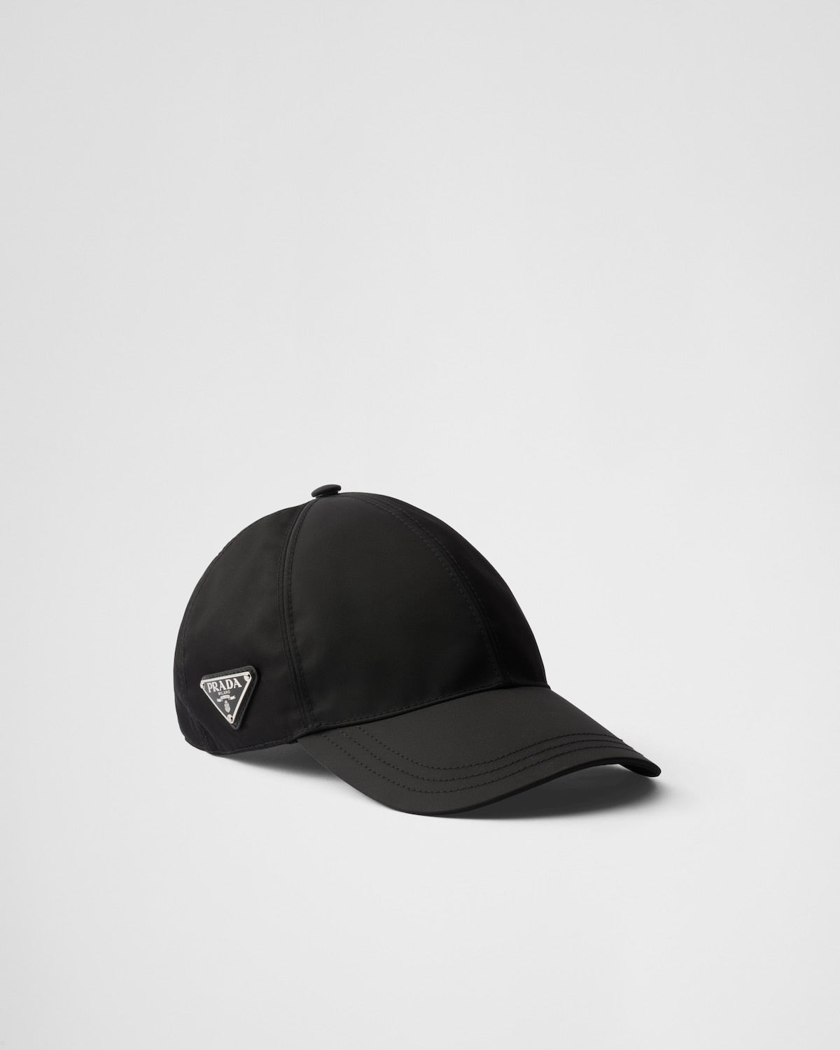 Black Re-Nylon Baseball Cap