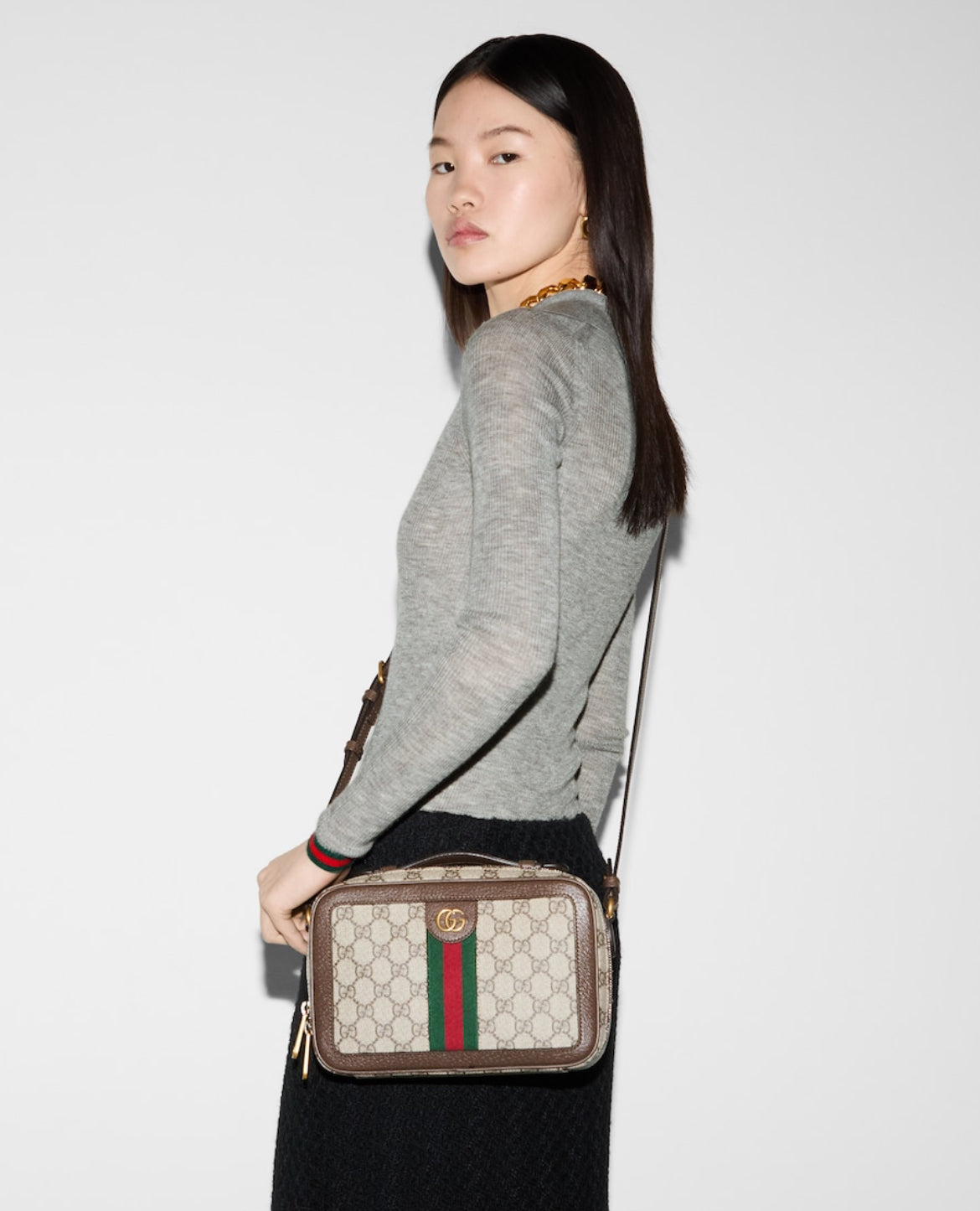Ophidia small shoulder bag