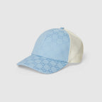 BLUE WHITE ORIGINAL GG CANVAS BASEBALL HAT