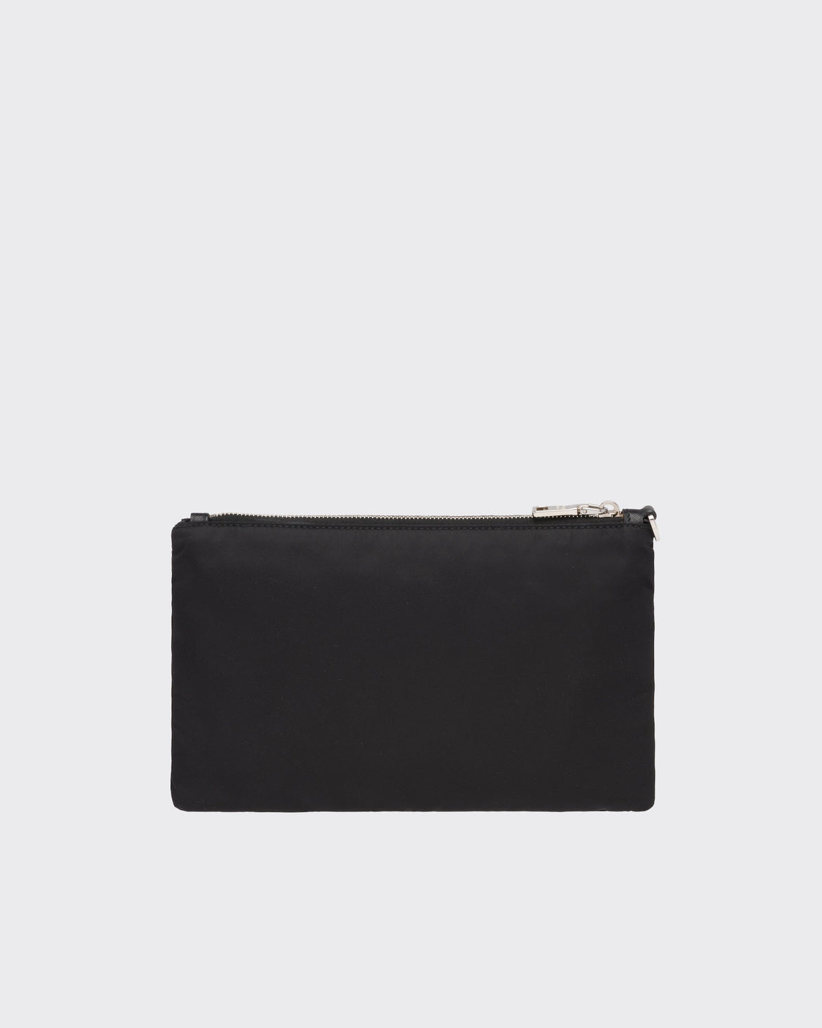 Re-Nylon and Saffiano leather pouch