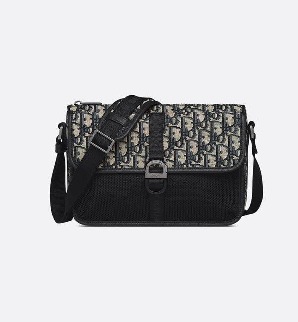 Dior 8 Shoulder Bag Black and Beige