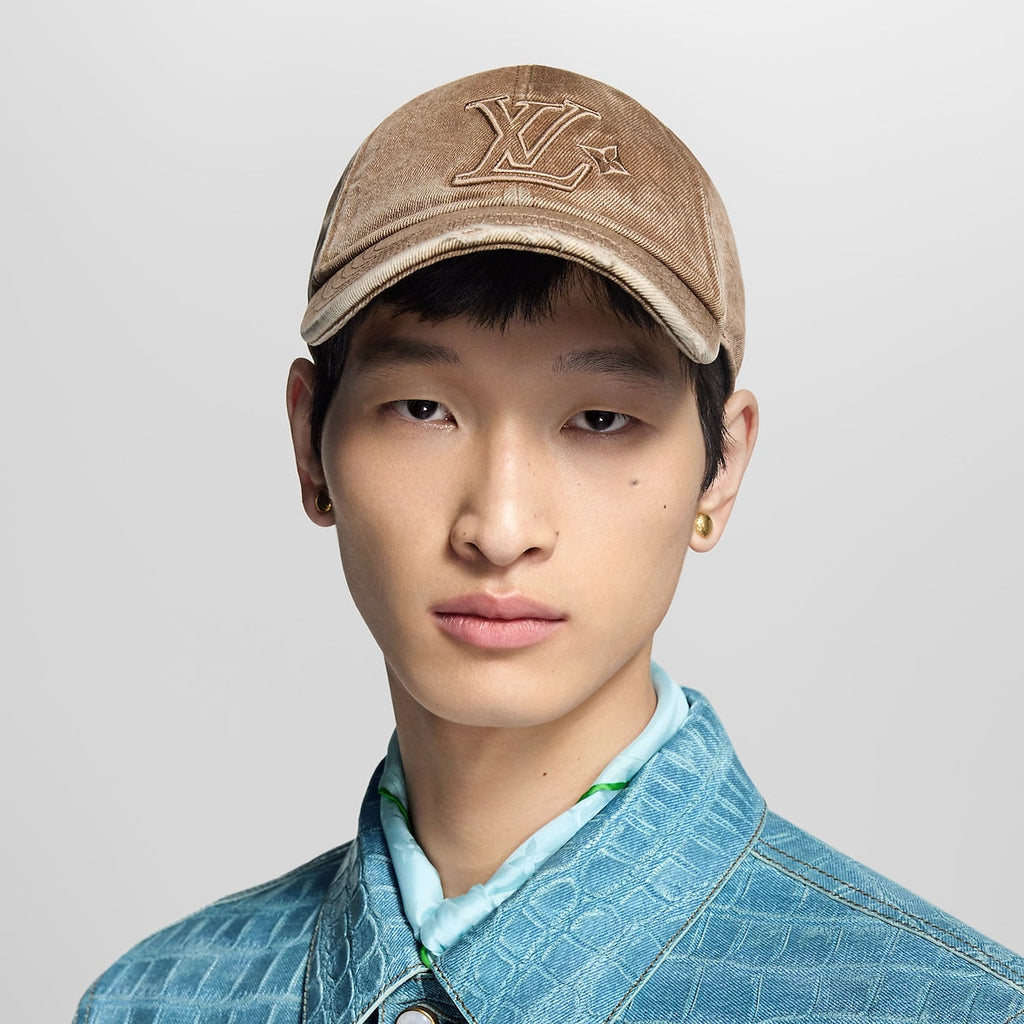 LV Washed Denim Cap