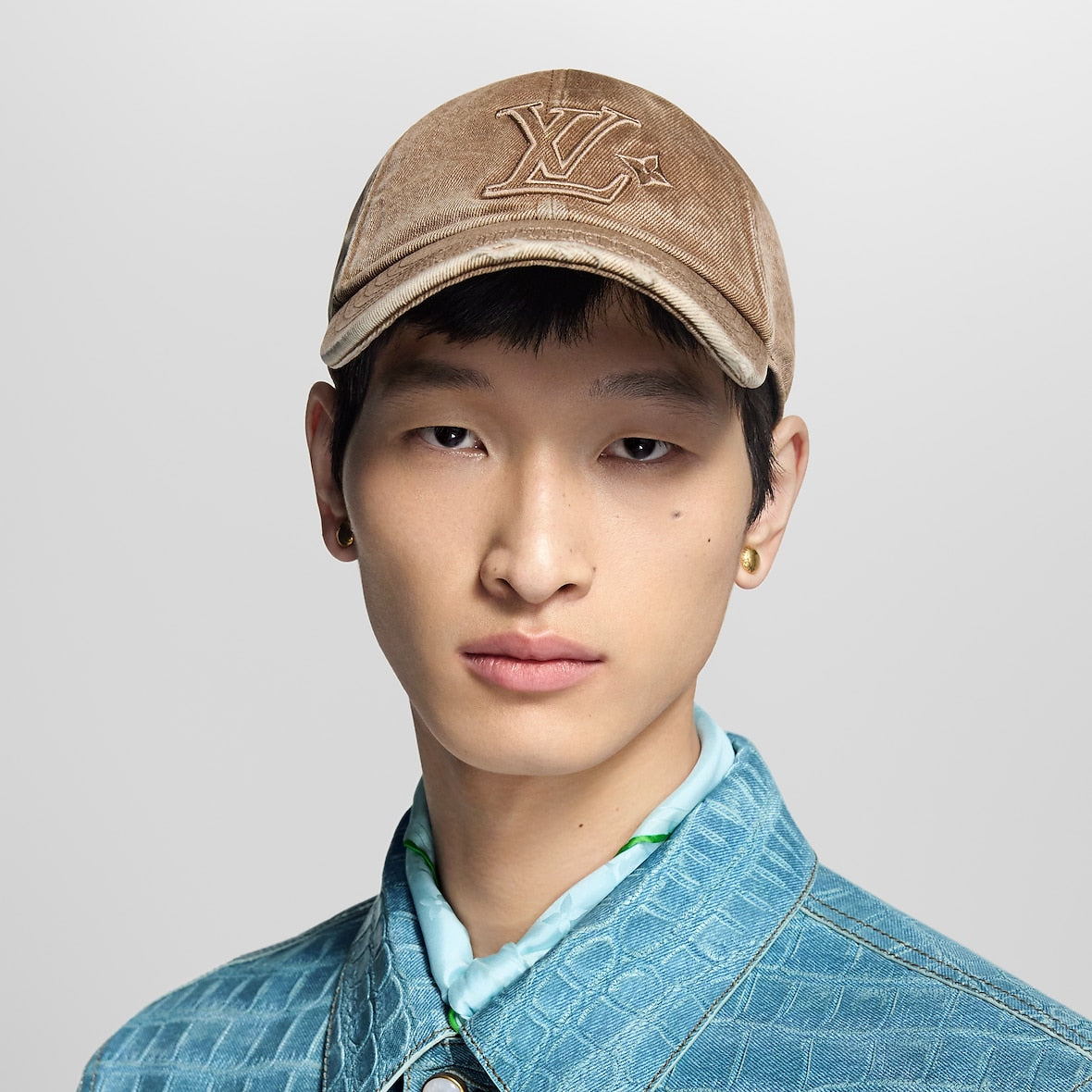 LV Washed Denim Cap