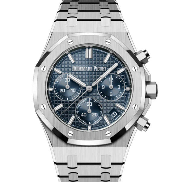 Audemars Piguet Grande Tapisserie Royal Oak 41mm Blue Dial Stainless Steel