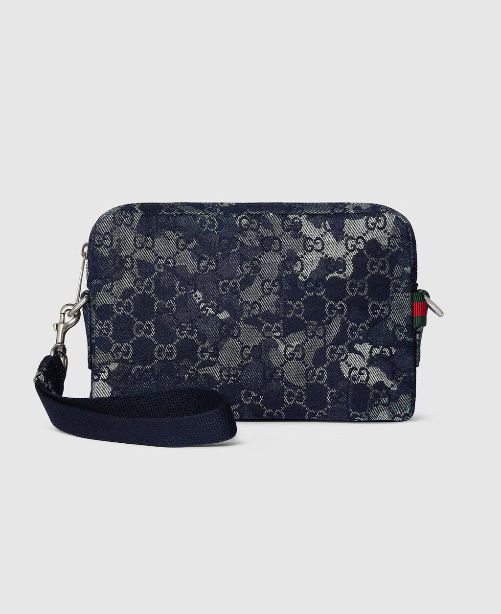 GG Small Denim Shoulder Bag