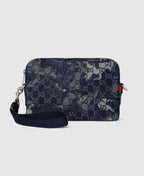 GG Small Denim Shoulder Bag