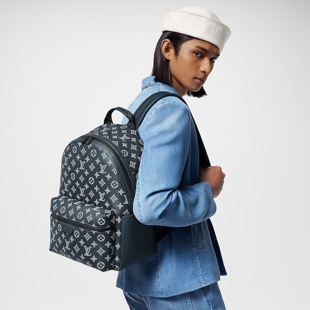 Discovery PM Backpack Monogram Shadow Navy