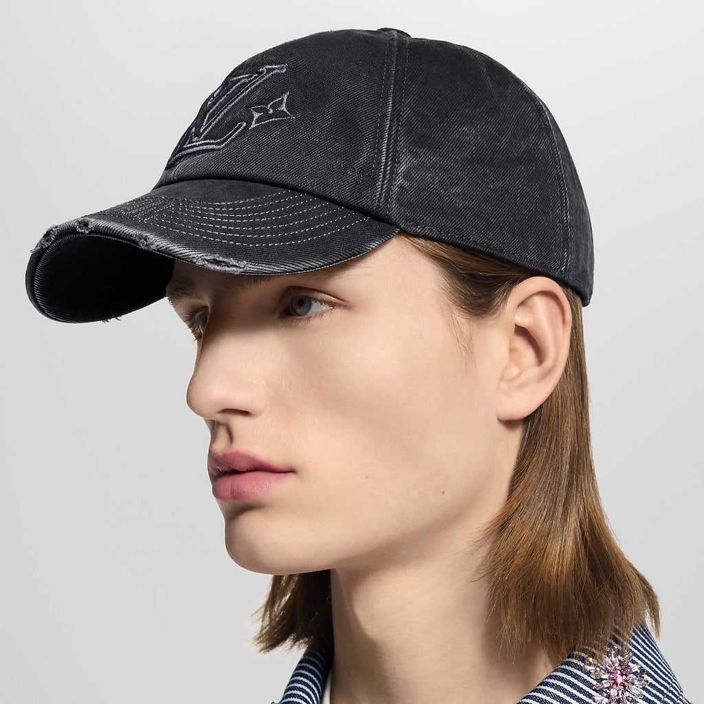 LV Washed Denim Cap