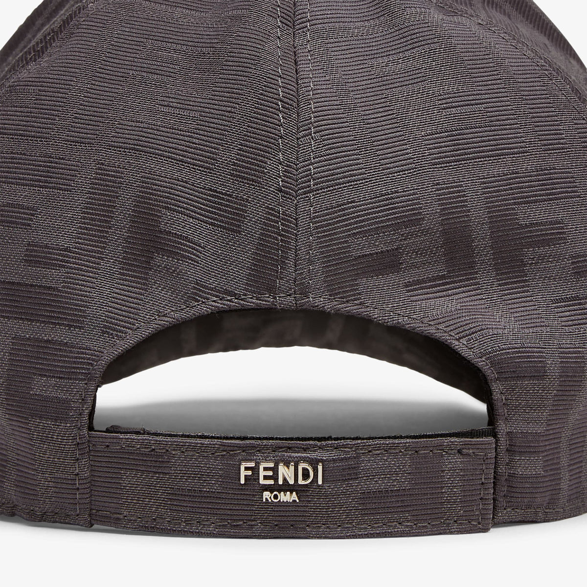 Grey FF jacquard baseball cap