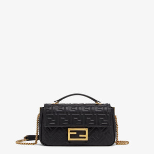 Fendi Baguette Chain Midi Nappa Noire