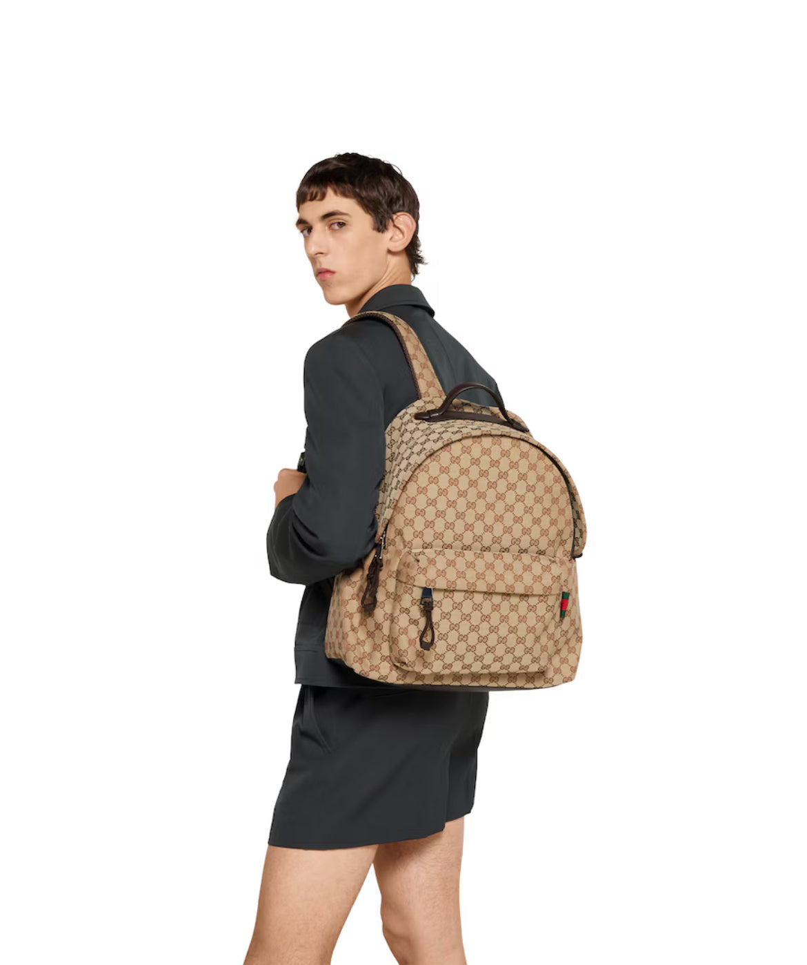 Medium GG canvas backpack