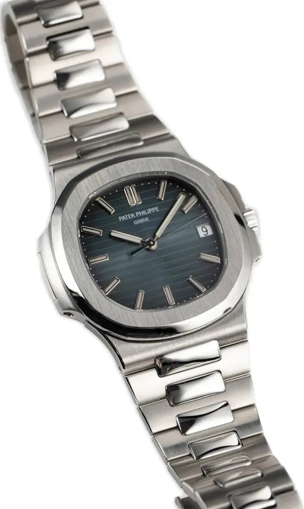 Patek Philippe - Nautilus 5711/1A-010 40mm watch (2011) - unisex - stainless steel - One Size - Blue