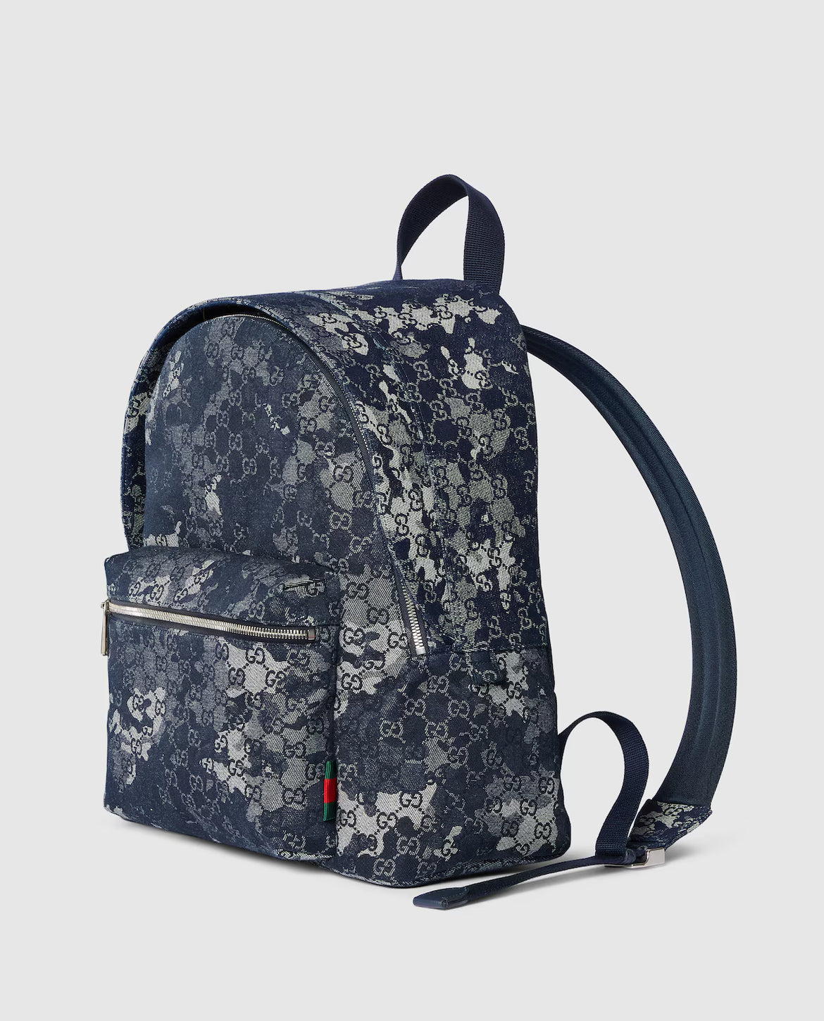 Large GG denim backpack