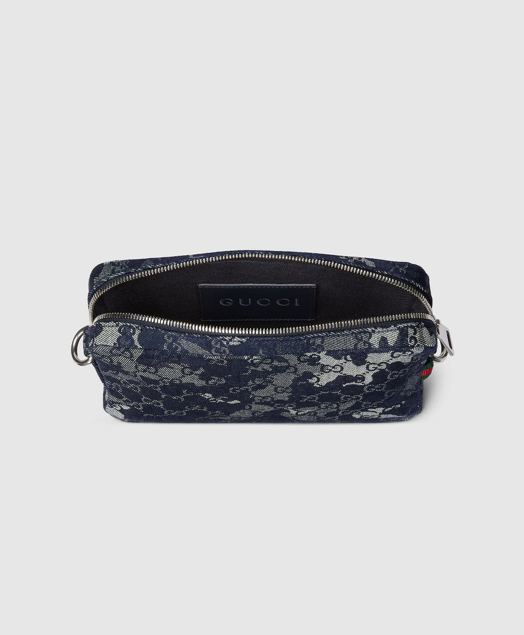 GG Small Denim Shoulder Bag