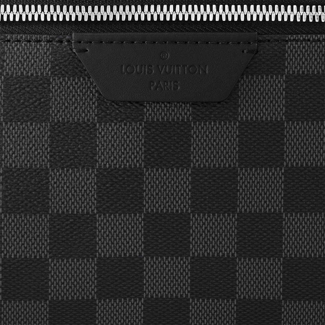 Discovery Backpack PM Black Damier Graphite Canvas