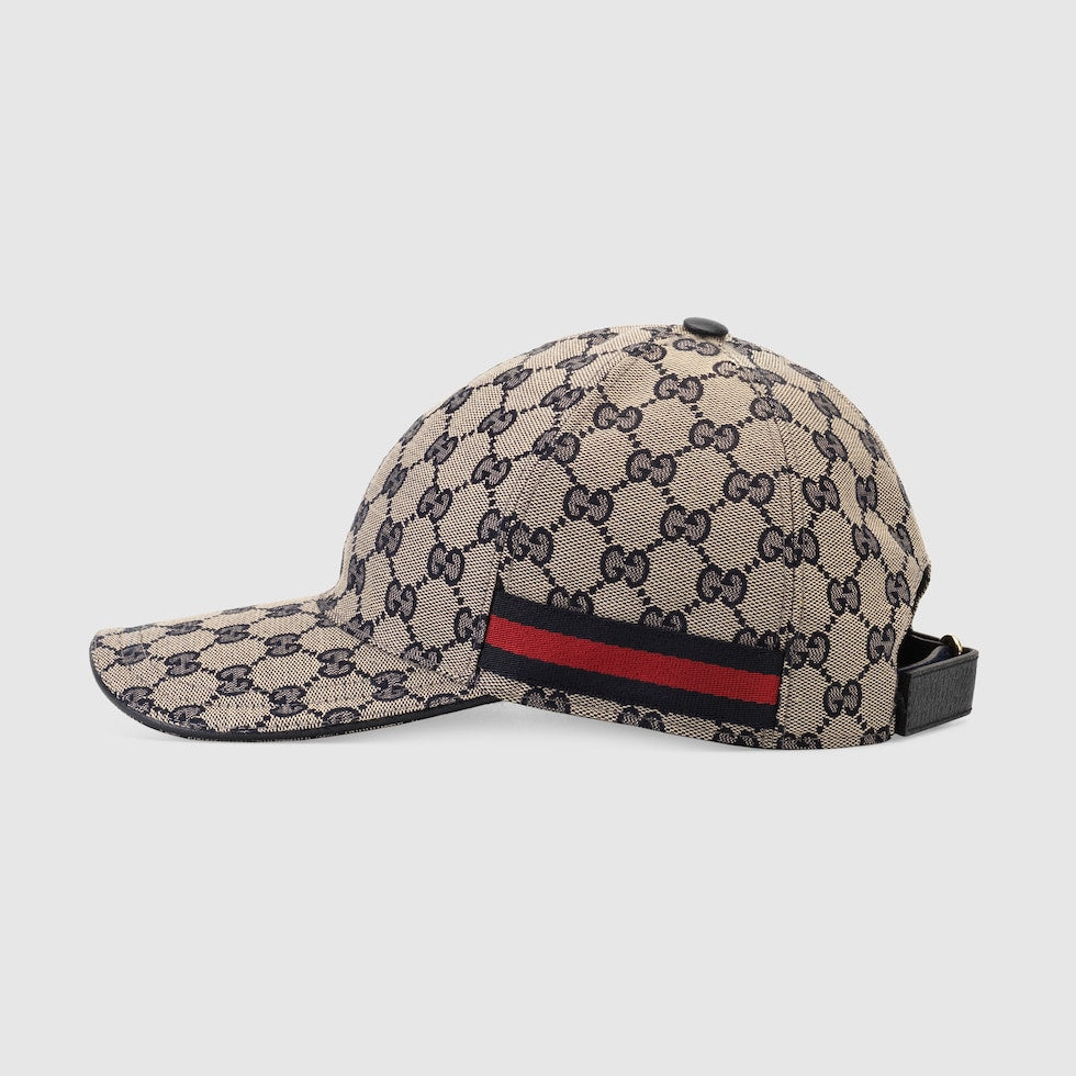 ORIGINAL GG CANVAS BASEBALL HAT WITH WEB