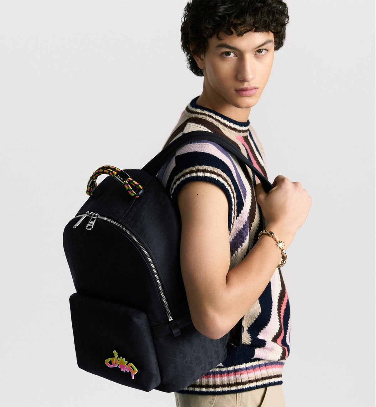 DIOR AND LEWIS HAMILTON Zipped Backpack