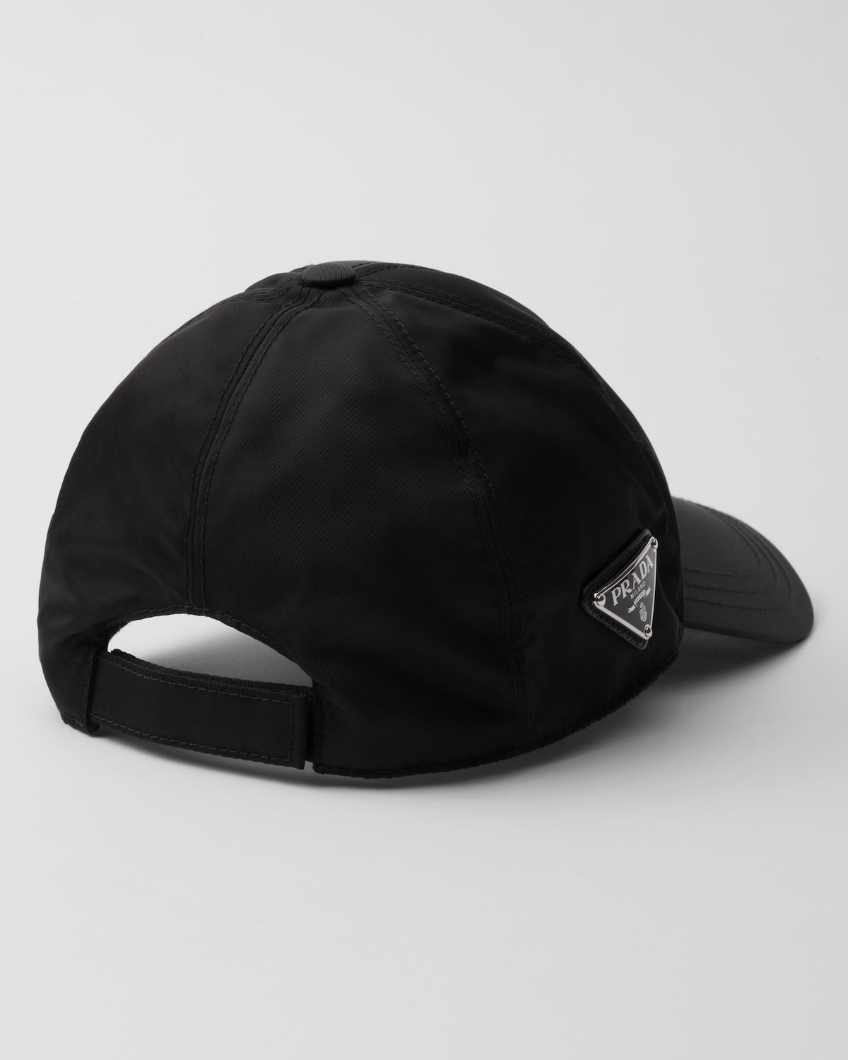 Black Re-Nylon Baseball Cap