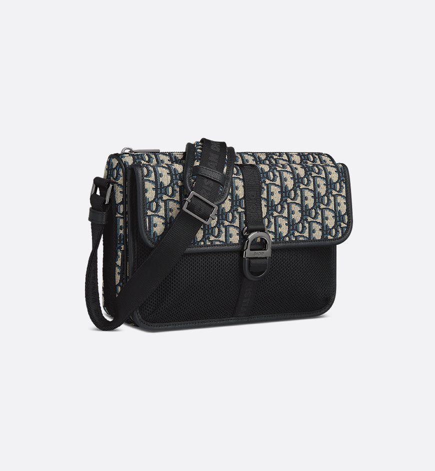 Dior 8 Shoulder Bag Black and Beige