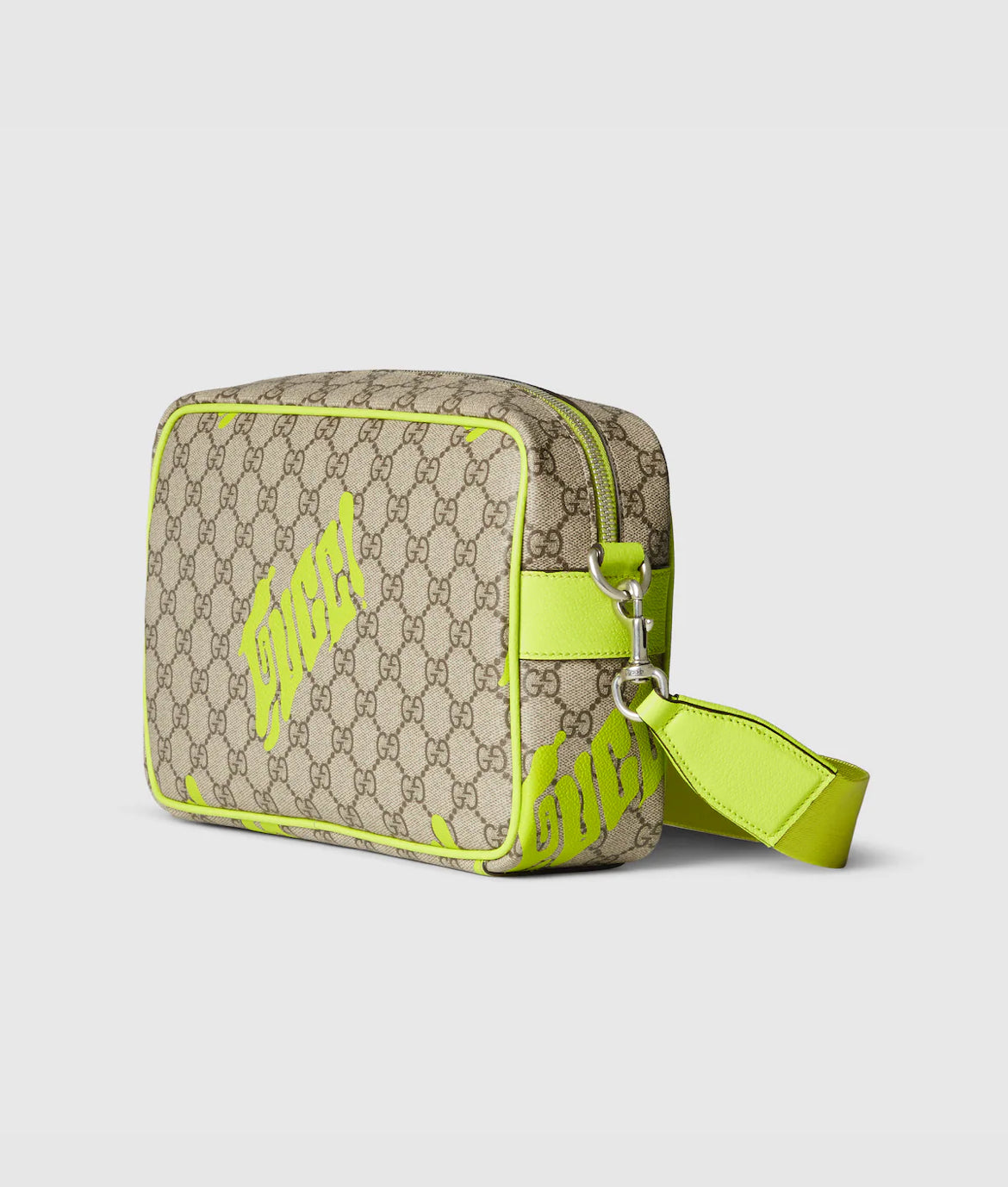Medium-sized shoulder bag with print