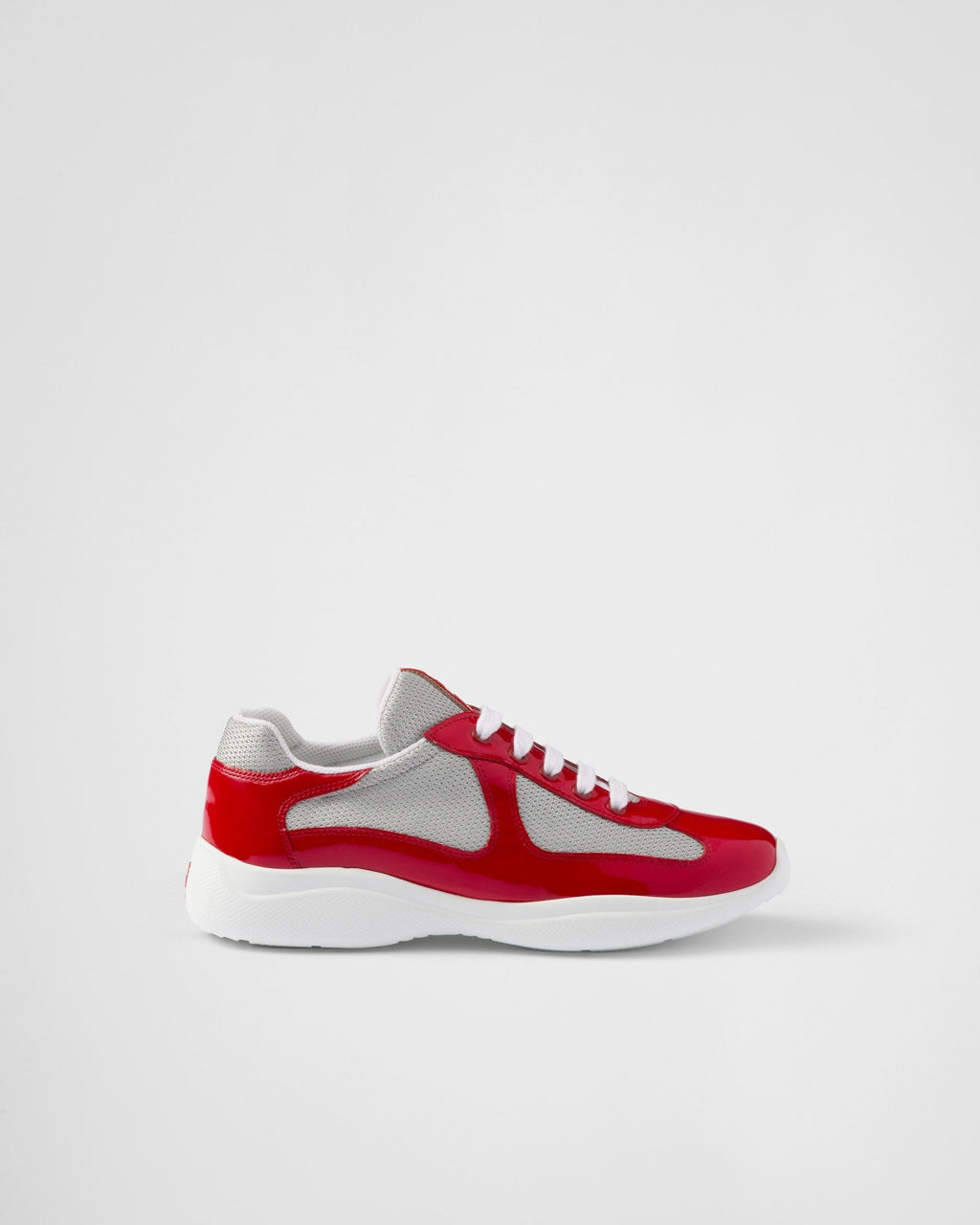 Prada America’s Cup Red Bike Fabric Sneakers