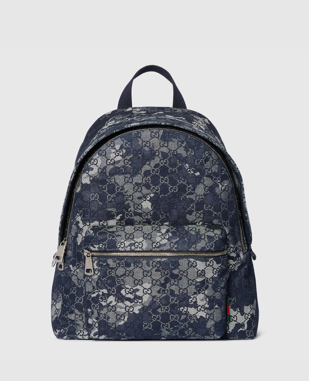 Large GG denim backpack