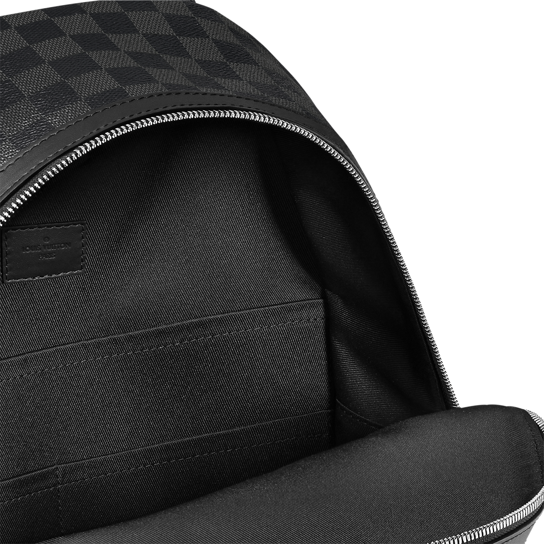 Discovery Backpack PM Black Damier Graphite Canvas