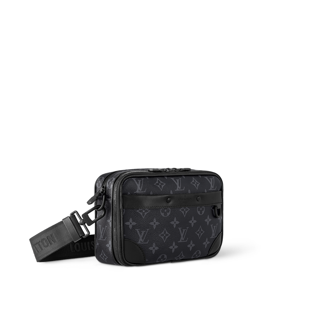 Black Alpha Messenger Bag