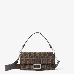 Fendi Baguette Jacquard FF Tabac