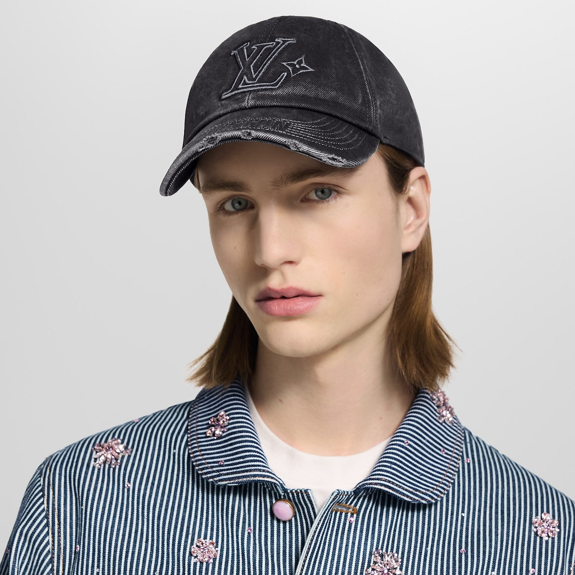 LV Washed Denim Cap