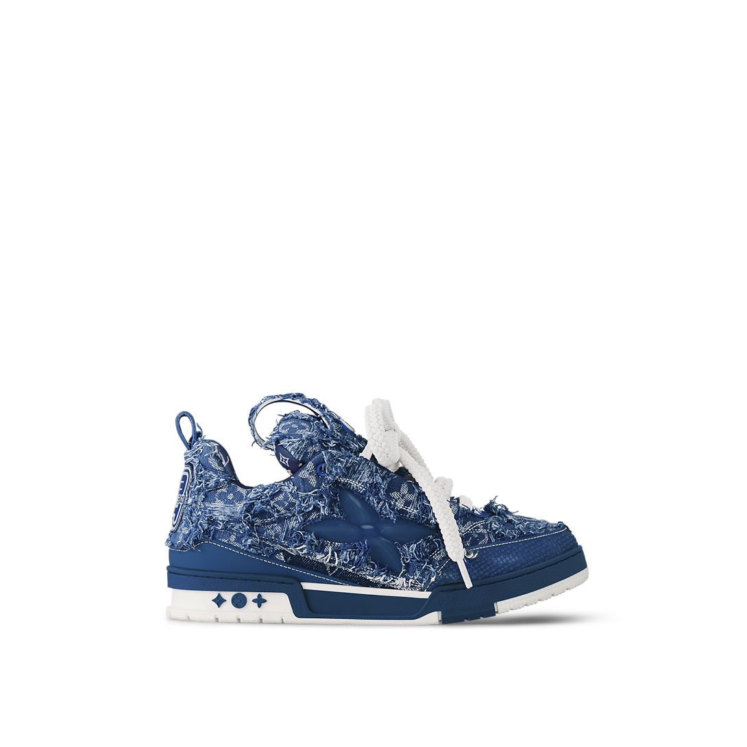 Louis Vuitton LV Skate Denim Monogram Frangé