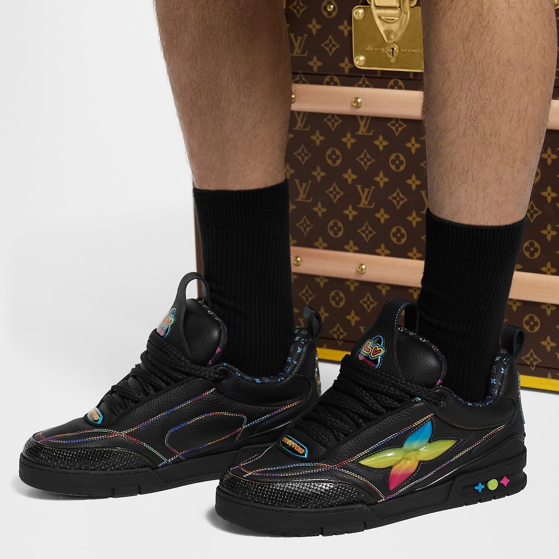 Louis Vuitton LV Skate Cuir Grainé Détails Colorés
