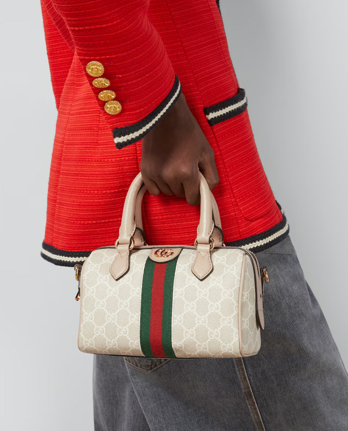 Ophidia small Boston bag