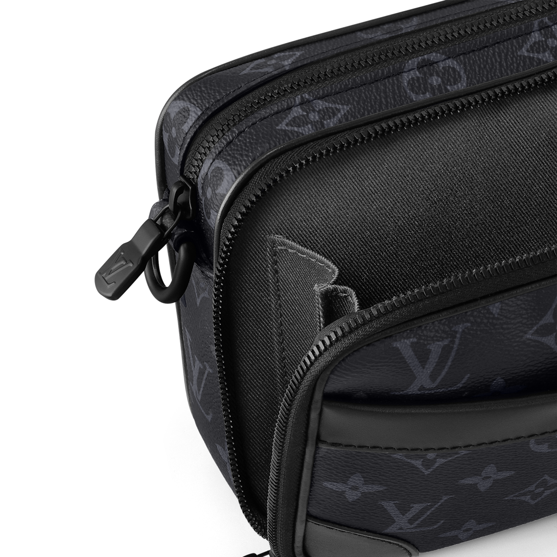 Black Alpha Messenger Bag