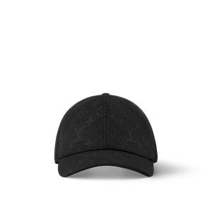 Casquette Monogram Essential Noire Lanière Cuir