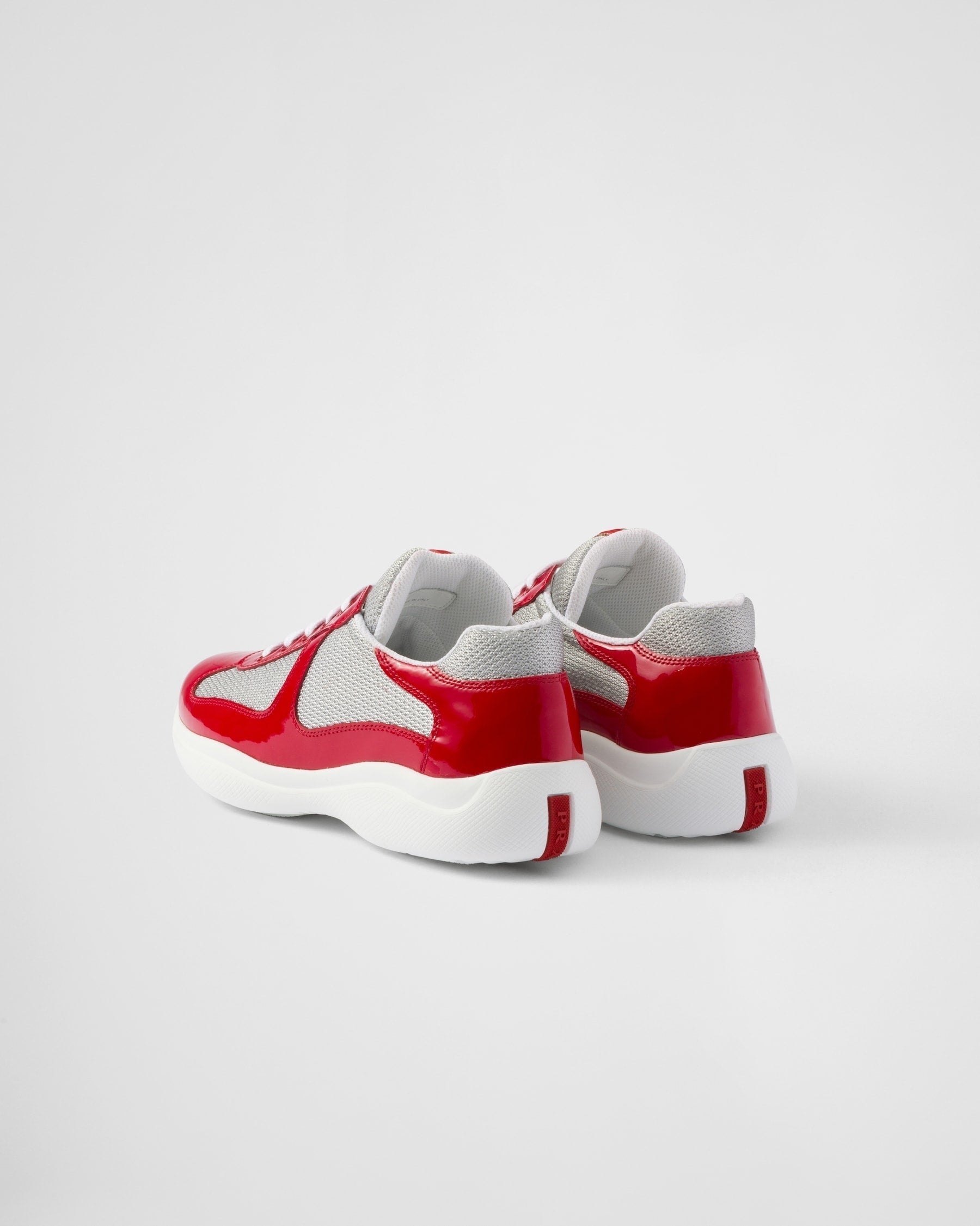 Prada America’s Cup Red Bike Fabric Sneakers