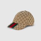 Original GG Canvas Baseball Hat Beige