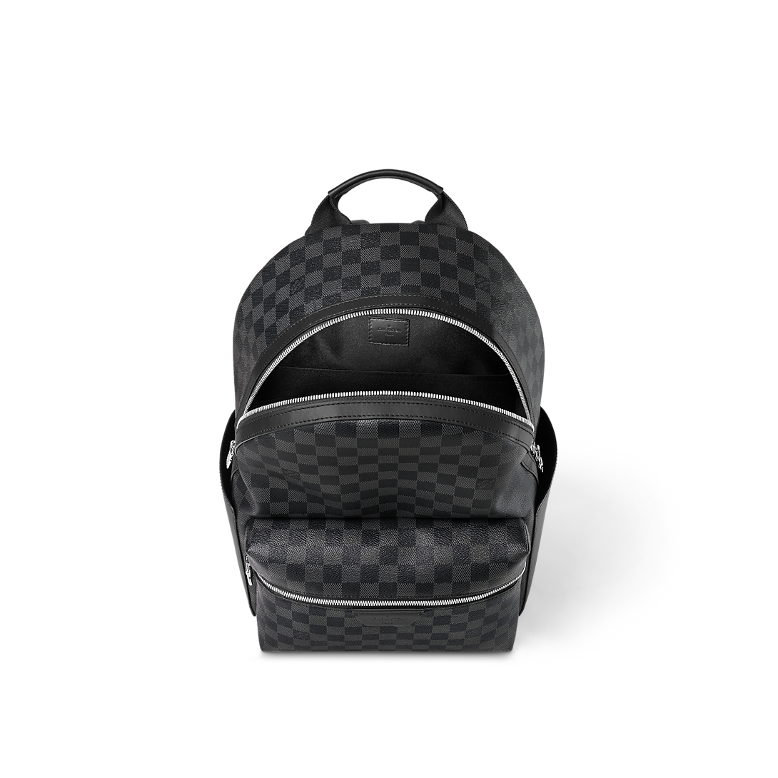 Discovery Backpack PM Black Damier Graphite Canvas