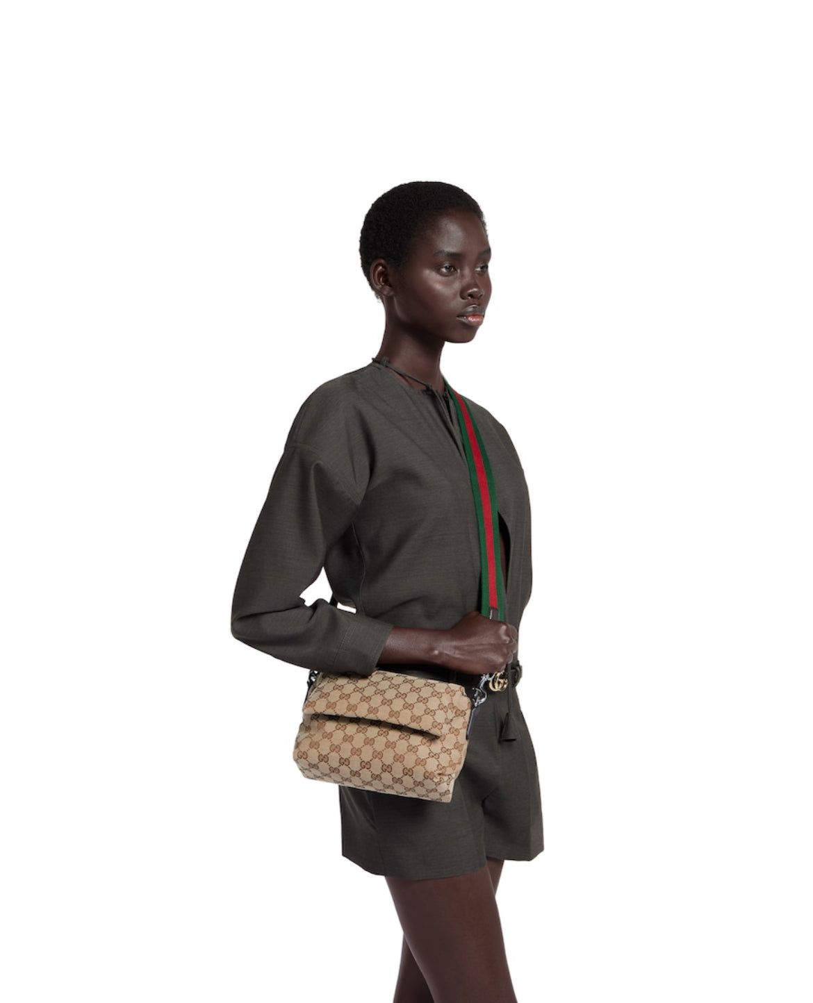 Small GG canvas shoulder bag