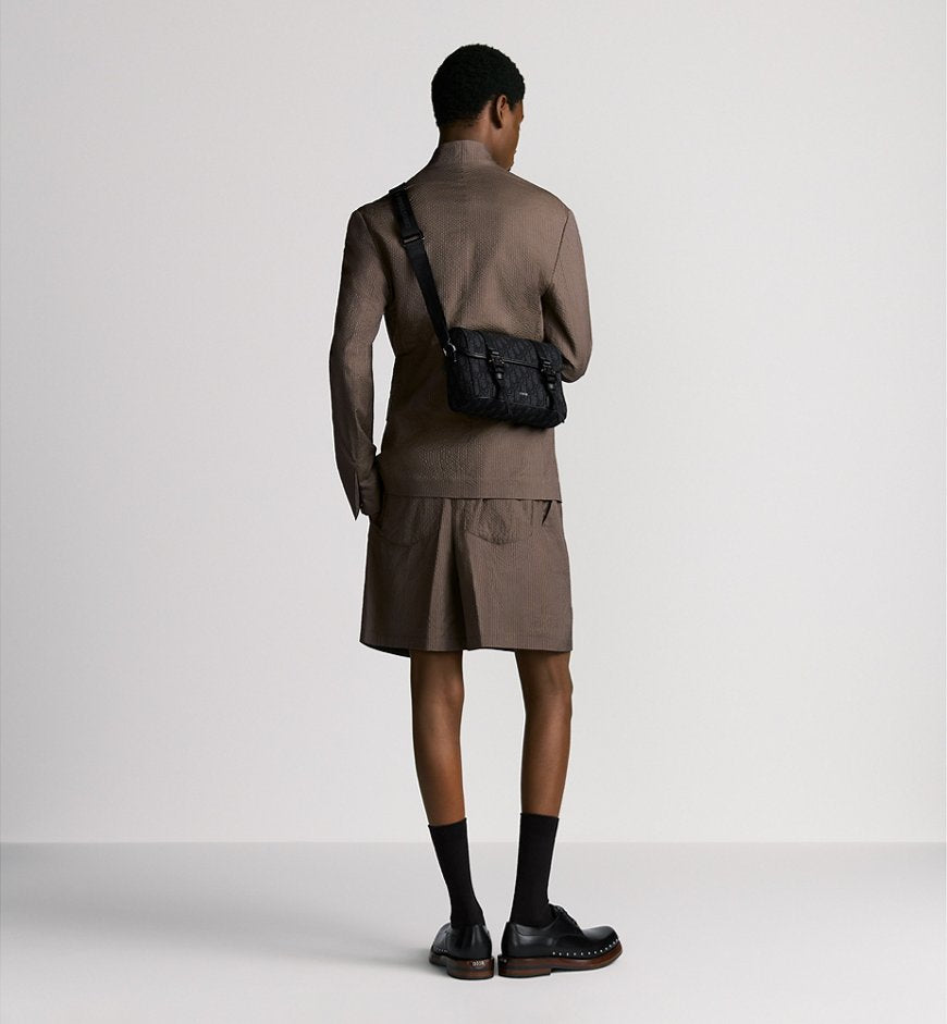 Dior Sac Messenger à rabat Hit The Road Noir