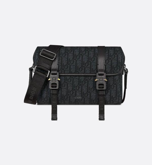 Dior Sac Messenger à rabat Hit The Road Noir