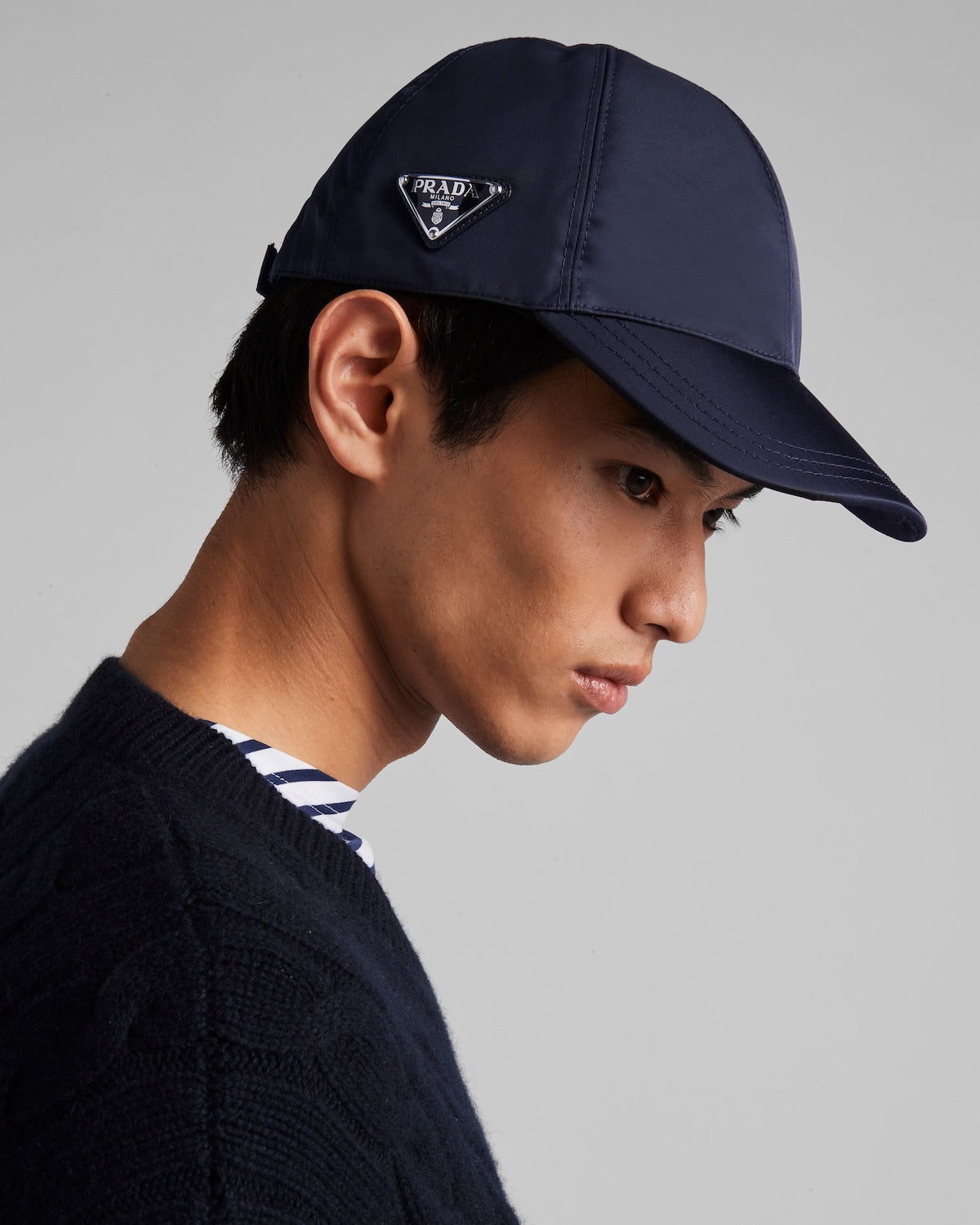 Casquette de baseball en Re-Nylon Bleu