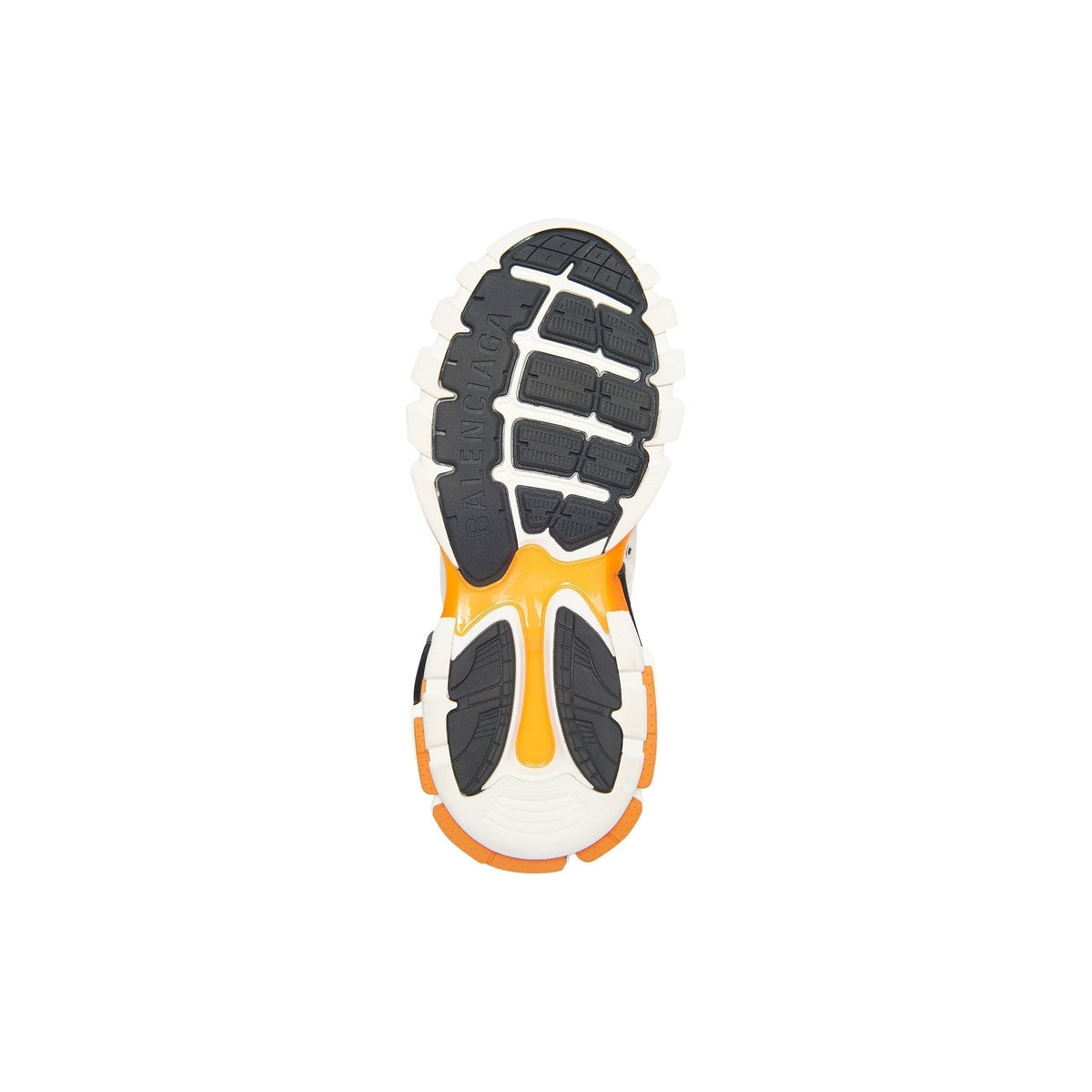White and orange Track sneaker