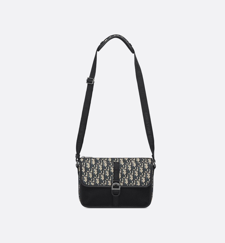 Dior 8 Shoulder Bag Black and Beige